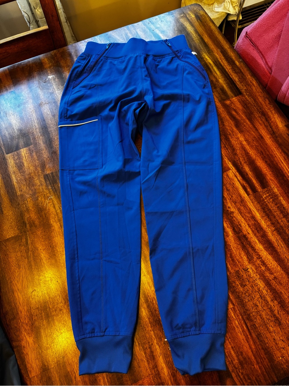 Cherokee Infinity Women’s Royal Blue Jogger Scrub Pants Small